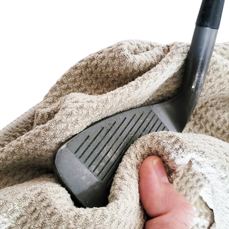 Golfball-Uhu Microfibre Waffle Design Men's Women's Golfball-Uhu Towel Golf Towels