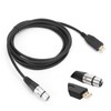 Professional USB Male to XLR Female Microphone Link Cable USB