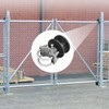 Wmebee Nylon Cantilever Gate Roller, 2-3/8"(2-1/2") Round Gate Frame 4"