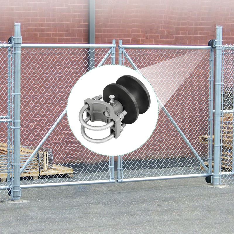 Wmebee Nylon Cantilever Gate Roller, 2-3/8"(2-1/2") Round Gate Frame 4"