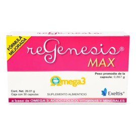 Regenesis Max Suplemento Alimenticio 30 Cápsulas
