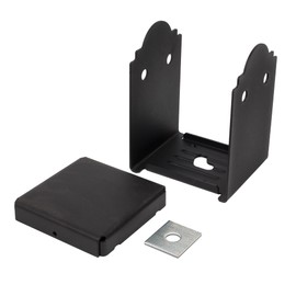 Simpson Strong-Tie APB66 Outdoor Accents® Mission Collection® ZMAX®, Black Powder-Coated Post Base for 6x6