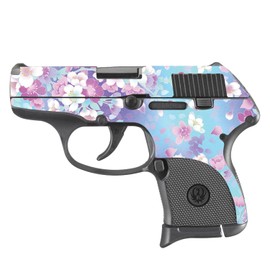 MightySkins Glossy Glitter Skin Compatible with Ruger LCP 380 - in Bloom | Protective, Durable High-Gloss Glitter Finish | Easy to Apply, Remove, and Change Styles | Made in The USA