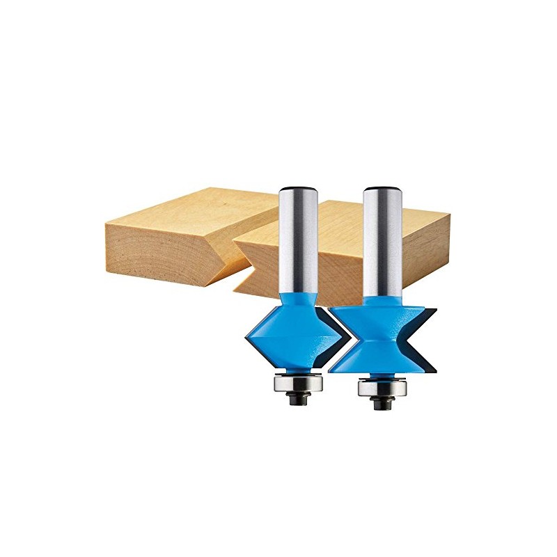 1-3/8" D x 3/4" H x 1/2" Shank Rockler Edge