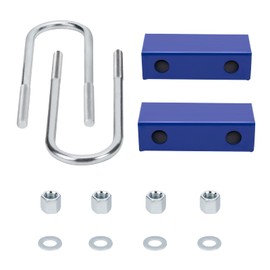 Tuningsworld 3" Lowering Block Kit and U-bolts Kit for Chevy C10 Rear 1960-1972 Leaf Spring Lowering Block Kit