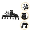 Ciieeo Owl Design Coat Hooks Decorative Wall Mounted Coat Rack