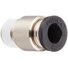 Nippon Pisco POC6-01 One-Touch Fitting (Tube Fitting), Straight with Hex