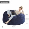 Codi Bean Bag Chair with Filler Included, 4 FT -