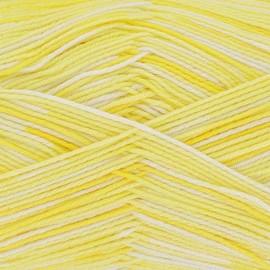 King Cole 2074913 Footsie 4Ply Lemon Yarn - 430M, 100g