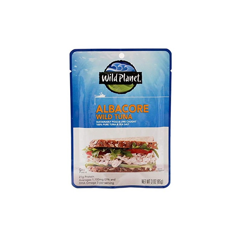 Wild Planet Wild Albacore Tuna, Sea Salt, Sustainably Wild-Caught, Kosher,