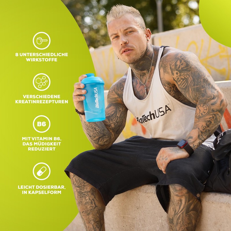 BioTechUSA CreaTor | With 2 Types of Creatine | Amino
