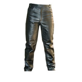PERRINI Motorcycle Leather Pants Without Knee seams-34