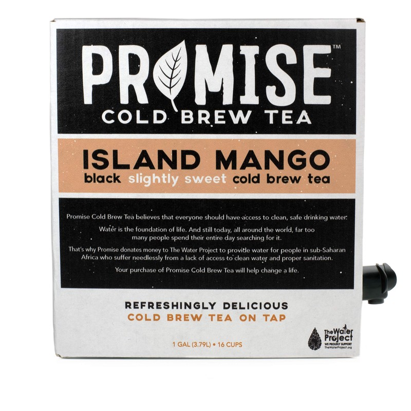 Promise Beverages Slightly Sweet Island Mango Cold Brew Tea On