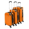 amopacorp Ergonomic Trolley Case Versatile ABS Trolley Set – 20in/24in/28in