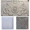 2 pcs Concrete molds for Walkways DIY Plastic Square Concrete