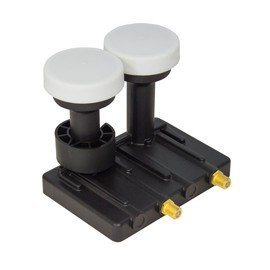 PremiumX Twin Monoblock 4.3° PXMB-43T for Satellite Reception of Astra 19.2° and Astra 23.5° Satellite Full HD HDTV 4K for 2 Subscribers