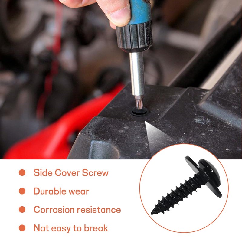 50PCS Fender Liner Splash Shield Wheelhouse Liner Screw Compatible with