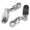 XFMT Chrome 1-1/4" 32mm Highway Engine Guard Foot Pegs W/Short