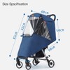 Universal Rain Cover for Pushchairs - Pushchair Wind Protection for