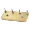 OVSAL 7-string Metal String Locking Nut Titanium Alloy Fanned-fret Headless
