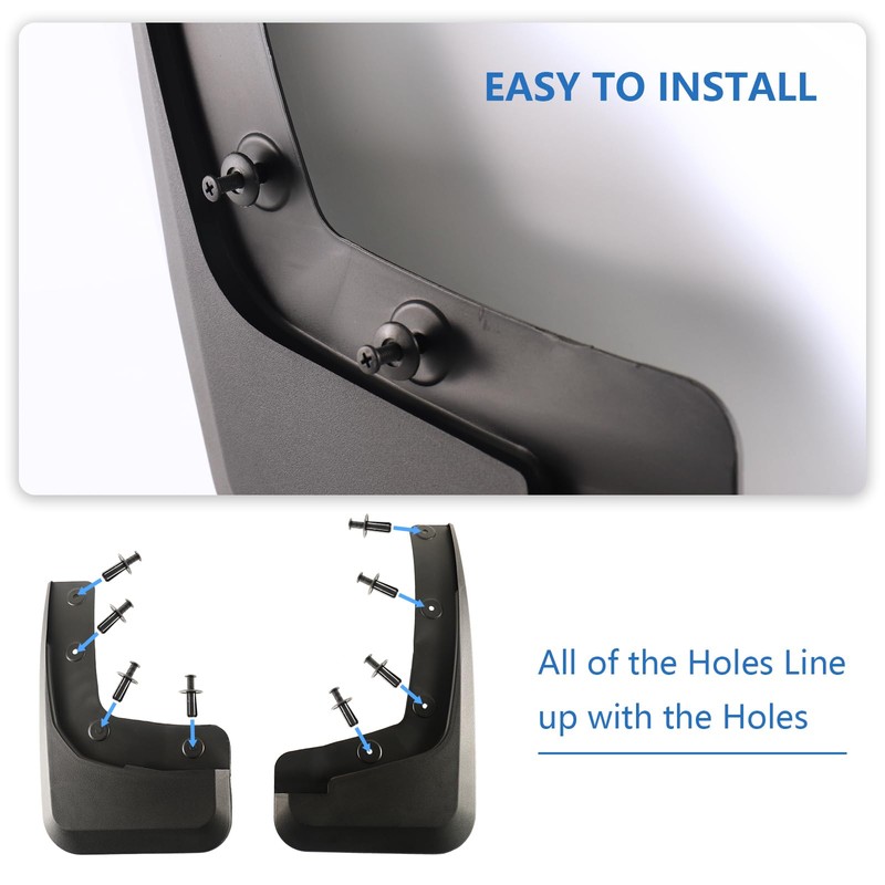 Fancemot Mud Flaps Splash Guards Compatible with 2024 2025 2026