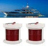 2pcs Navigation Light 4inch Port Starboard Side Waterproof Signal Lamp