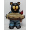 Hi- Line Gift 75619-E Bear Holds Bird Bath with Cardinal