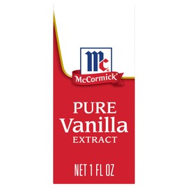 McCormick Vanilla Extract, Pure, Gluten Free, Non-GMO, Made with Madagascar Vanilla Beans, 1 fl oz