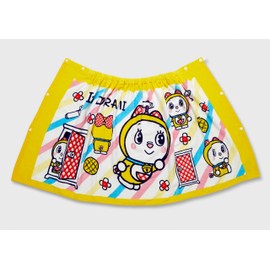 Marushin Dorami-chan 2845000700 23.6 inches (60 cm) Rolled Towel, Wrap Towel, Yellow, 100% Cotton 23.6 x 47.2 inches (60 x 120 cm)