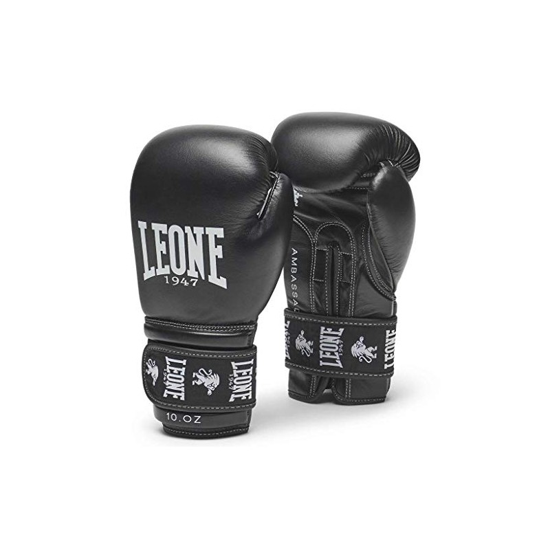 LEONE GN207 1947 Boxing Kickboxing Gloves, Unisex, Buffalo Leather, PU