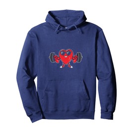 Fitness Heart Character Pullover Hoodie