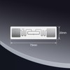 UHF RFID Tag Sticker, Rewritable Adhesive Inlay Label,AZ9662 73x20mmI SO18000-6C