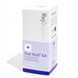 Rejuvaskin Scar Heal Kit for Long Scars, Soften, Flatten, Reduce and Recover Long Surgical Scars, Silicone Sheeting, RejuvaSil Gel & Medical Tape, 1" x 12"