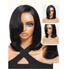 UNICE 10 inch Short Layered Bob Drawstring Wig Human Hair
