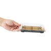 Restaurantware Sushi Containers, Pack Of 100 Plastic Disposable Rectangle Sushi