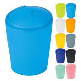 Spirella Move Polypropylen Laundry Bin, Frosty Blue