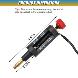 UHANBUT Adjustable Spark Plug Tester, Spark Coil-on Plug Gap Tester Tool, Car Ignition Coil Circuit Testers, Universal Auto Small Engine Diagnostic Test Tool for Car/Motorcycle/Lawnmower (1PC)