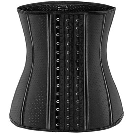 ECOWALSON Waist Trainer for Women Corset Cincher Body Shaper with Steel Bones and Extender