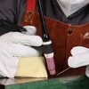 Weldas® innovative TIG finger guide for extreme heat protection, made