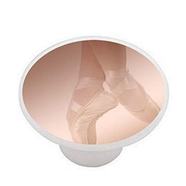Ballerina Pointed Ballet Shoes Slippers Dancer Girls Decorative Ceramic Dresser Drawer Pulls Cabinet Cupboard Knobs