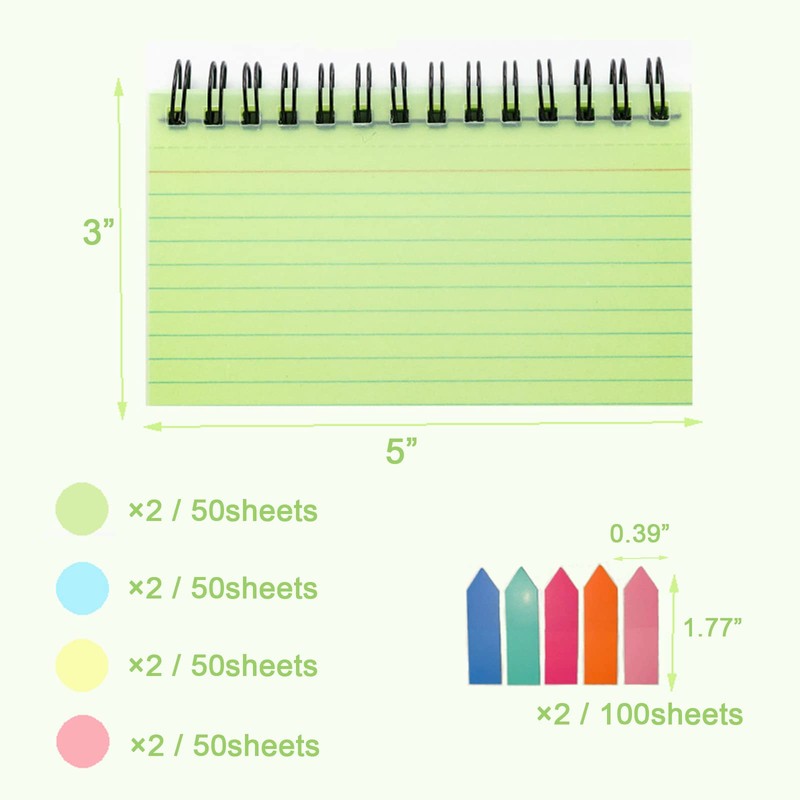 JADE KIT Revision Flash Index Cards 3×5, 400 Sheets Record