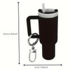 STACTOM 2Pack Mini Tumbler Keychain with Detachable Storage,Mini Cup Keychain,