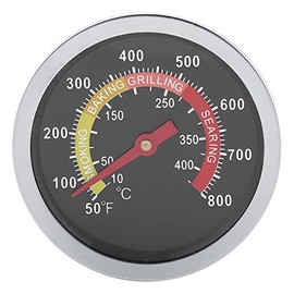 Termómetro BBQ, Termómetro de carne de lectura instantánea digital Capucha redonda 50~800 ℉ Smoker Termómetro de temperatura para cocinar a la barbacoa