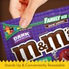 M&M'S 50% Cacao Dark Chocolate Candy, Family Size, 19.2 oz