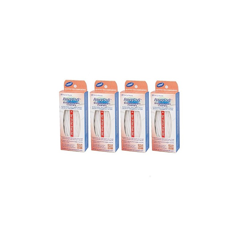Proxysoft Bridge & Implant Cleaner, Pack of 4, 30