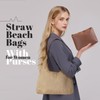 Straw Beach Bags for Women- Beach Bags for Women, Mesh