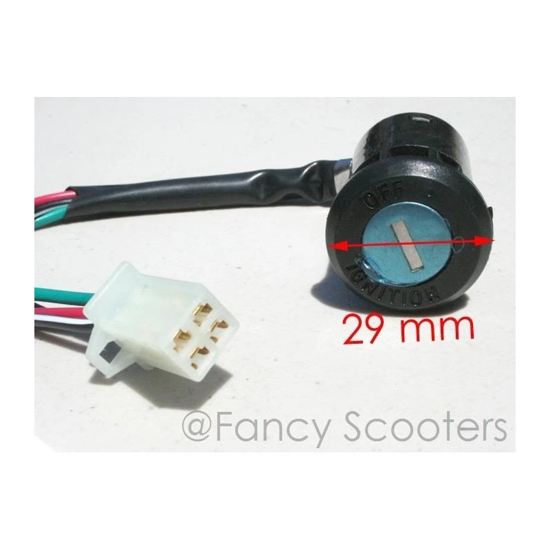 FANCY SCOOTERS IGNITION KEY FITS HAMMERHEAD SHARK MUDHEAD TORPEDO 80T