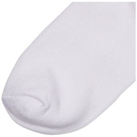 Jefferies Socks Big Girls Eyelet Lace/Turn Cuff/Fancy Lace Girls Socks 3 Pack, White, Small