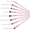 MSQ Eyeshadow Brush Set 8 Pieces Eye Make Up Brush