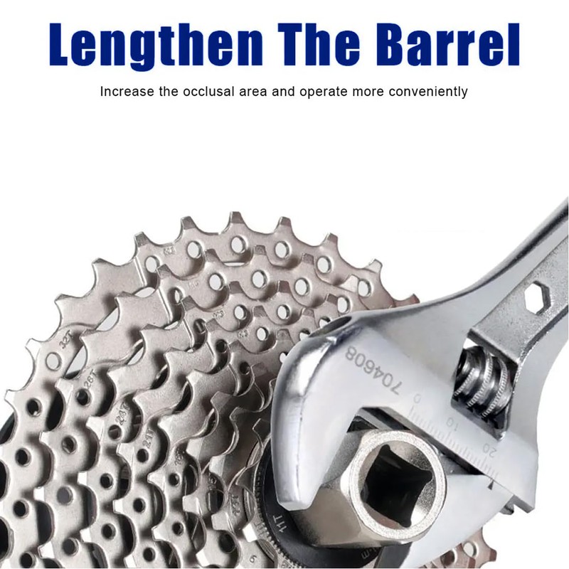 VYIBPDY Bicycle Freewheel Remover, Chain Whip, Sprocket Puller, Bicycle Inner
